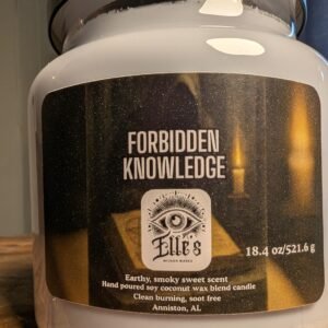 forbidden knowledge candle (large)