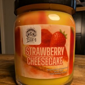 strawberry cheesecake candle (small)